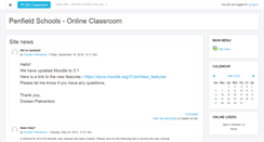 Desktop Screenshot of classroom.penfield.edu