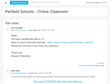 Tablet Screenshot of classroom.penfield.edu